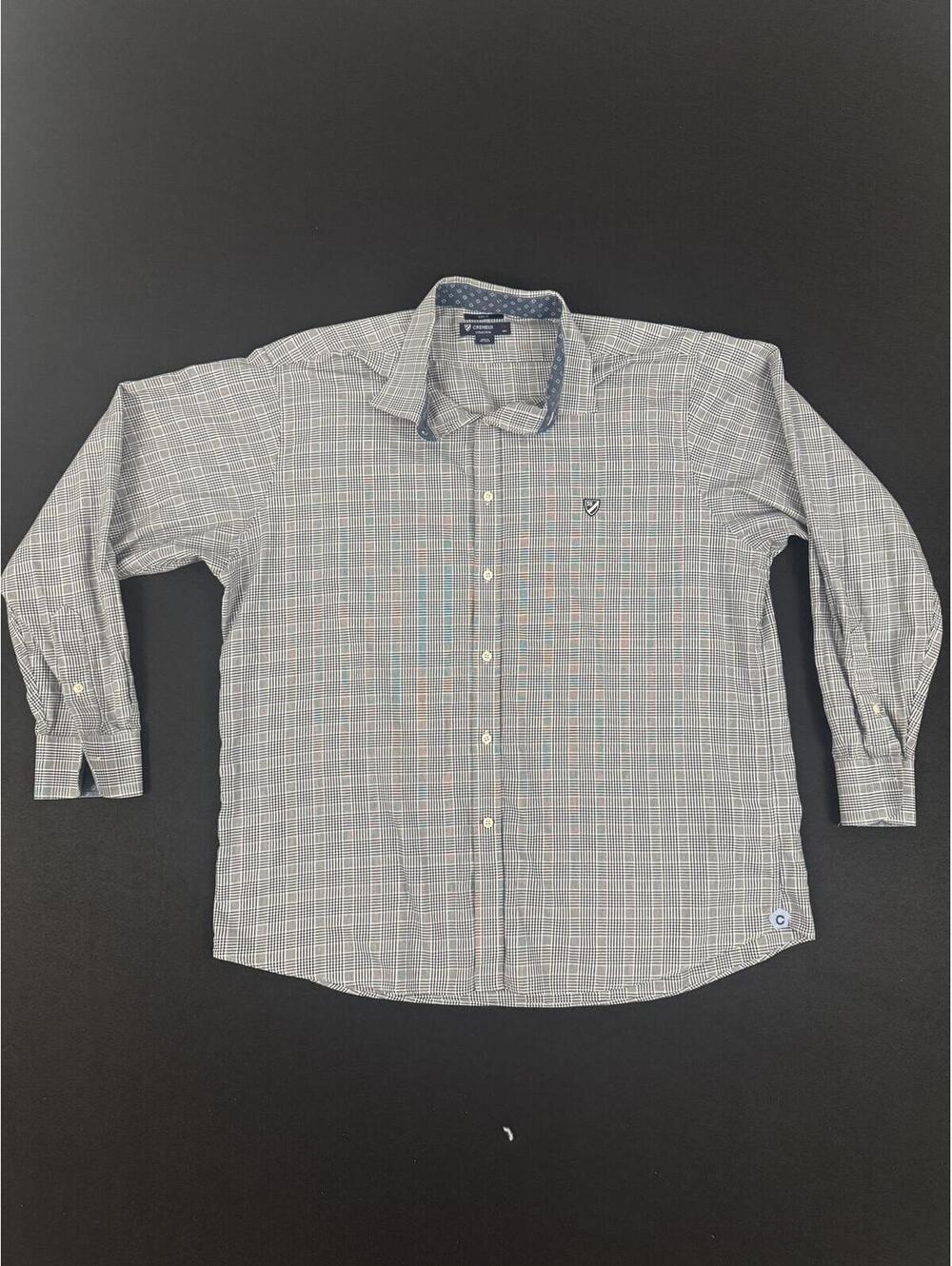 Cremieux Slim Fit XXL Men's Plaid Dress Shirt